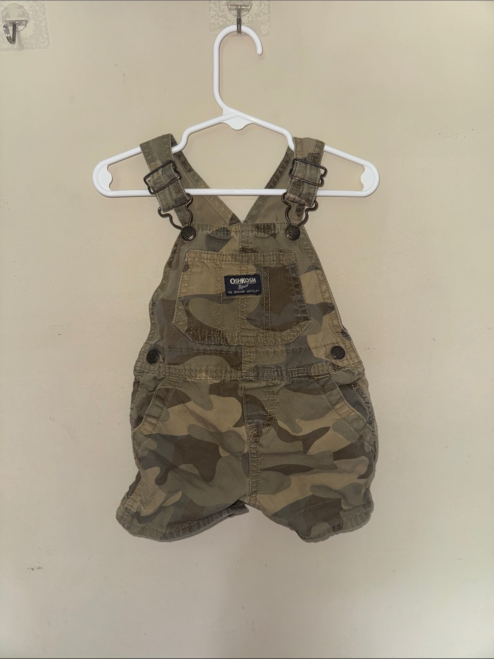 OshKosh B'gosh Green Camo Shortalls